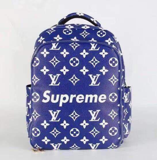 Blue hot sale supreme bookbag