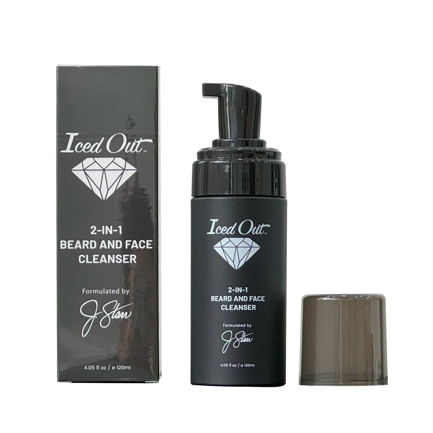 Iced Out 2-in-1 Beard and Face Cleanser